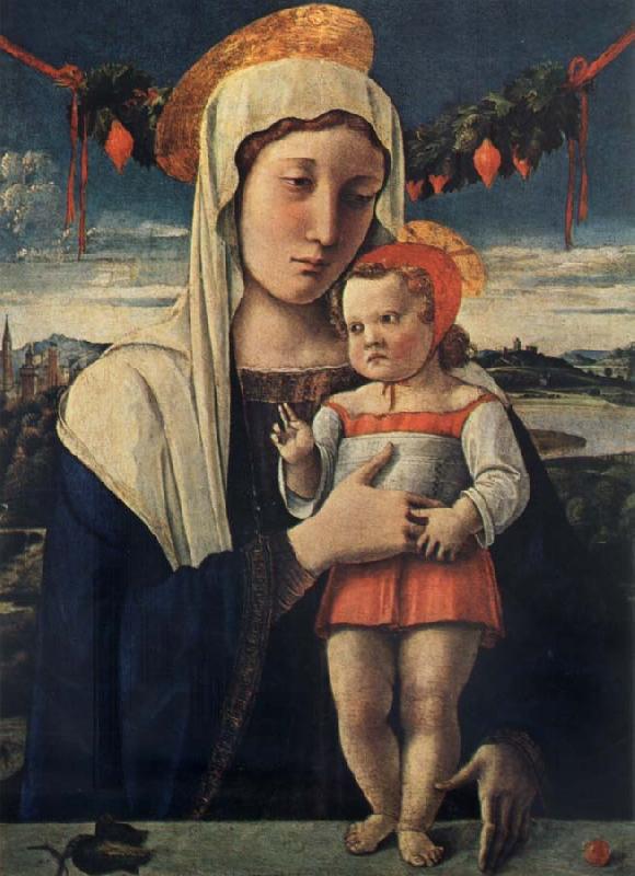 Gentile Bellini Madonna and child France oil painting art